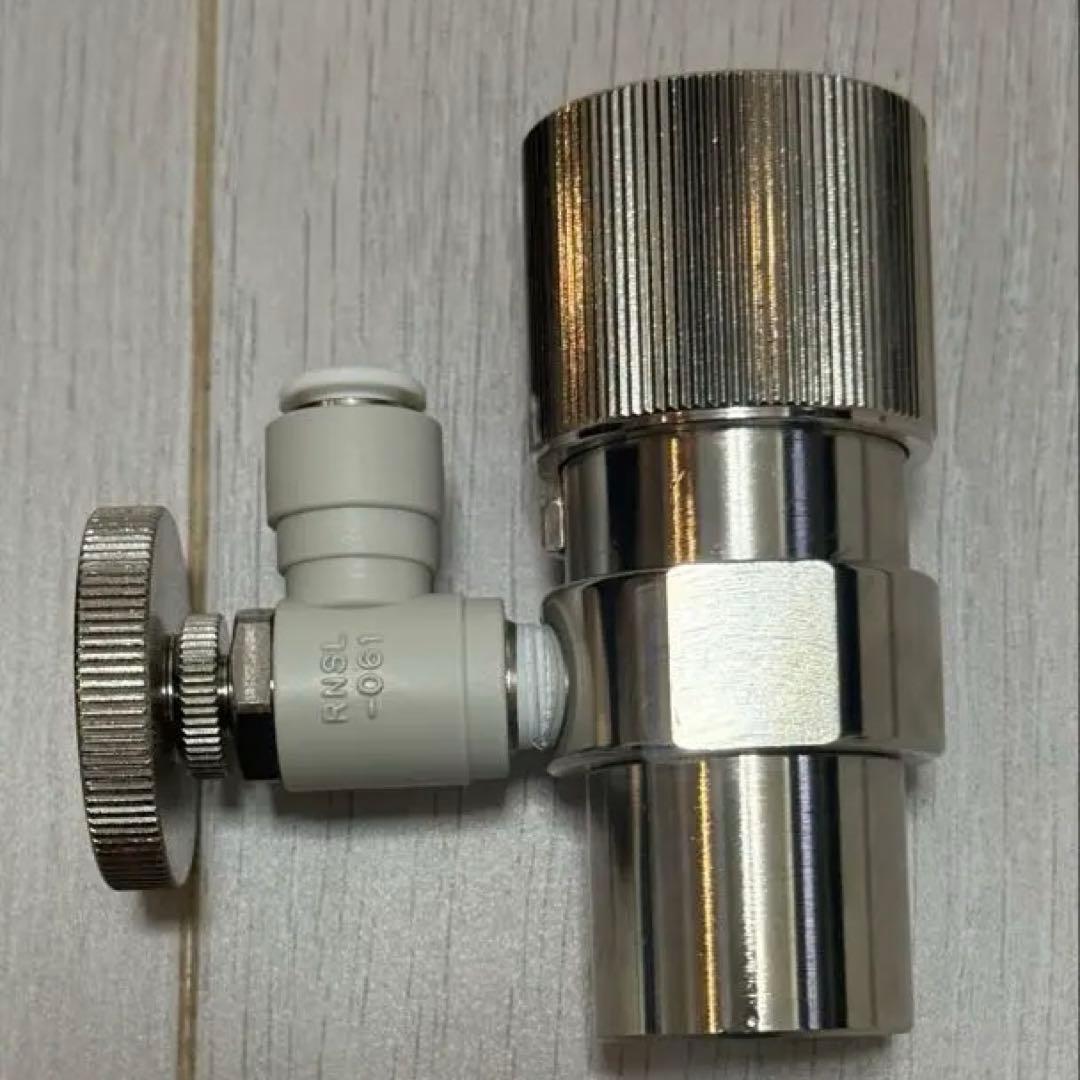 AIネット純正CO₂フルセット/新品ボンベ3本付/電磁弁一体型