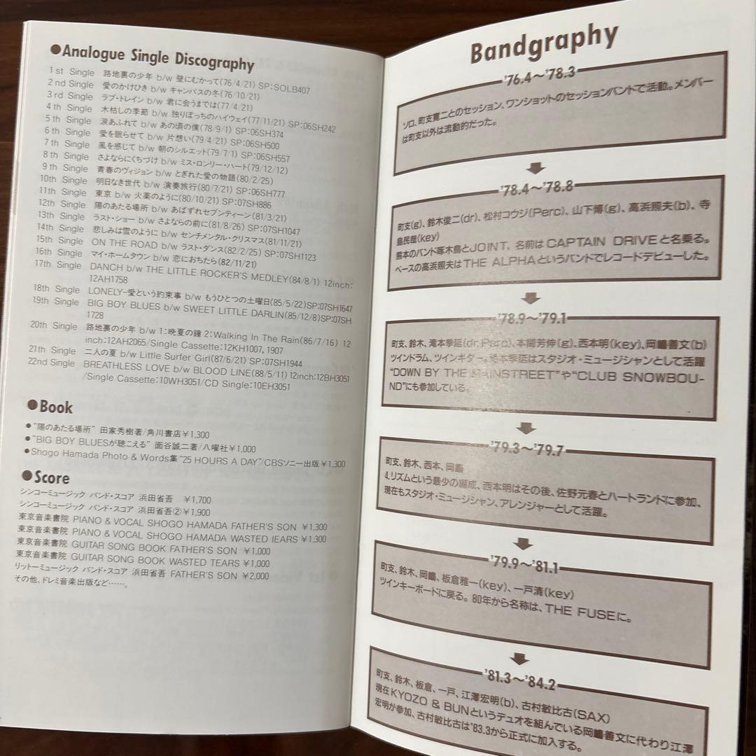 希少セット特価‼️さらにNo252を追加‼️浜田省吾ファンクラブ会報バックナンバー