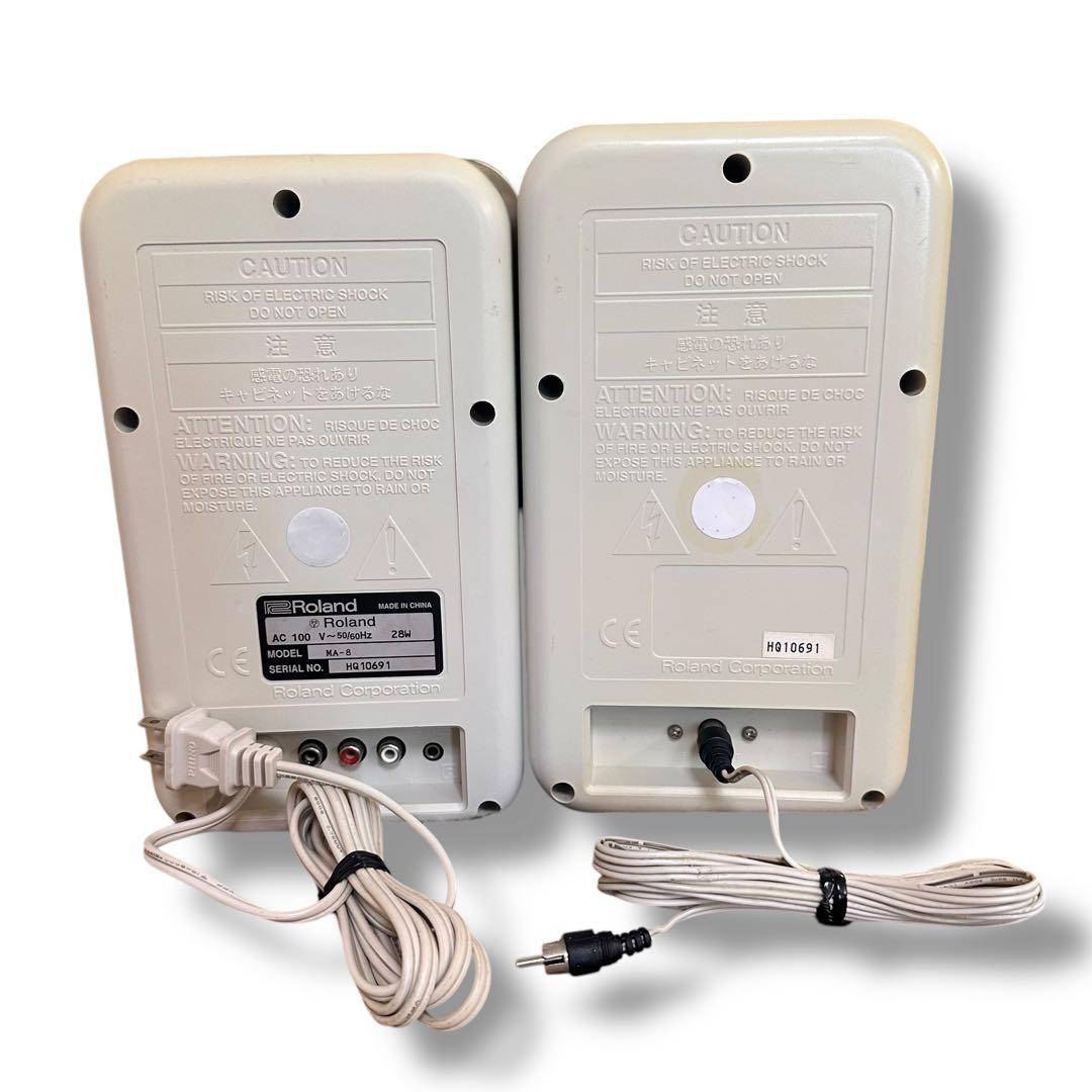 【動作品】Roland/ローランド ステレオスピーカー MA-8 ペア