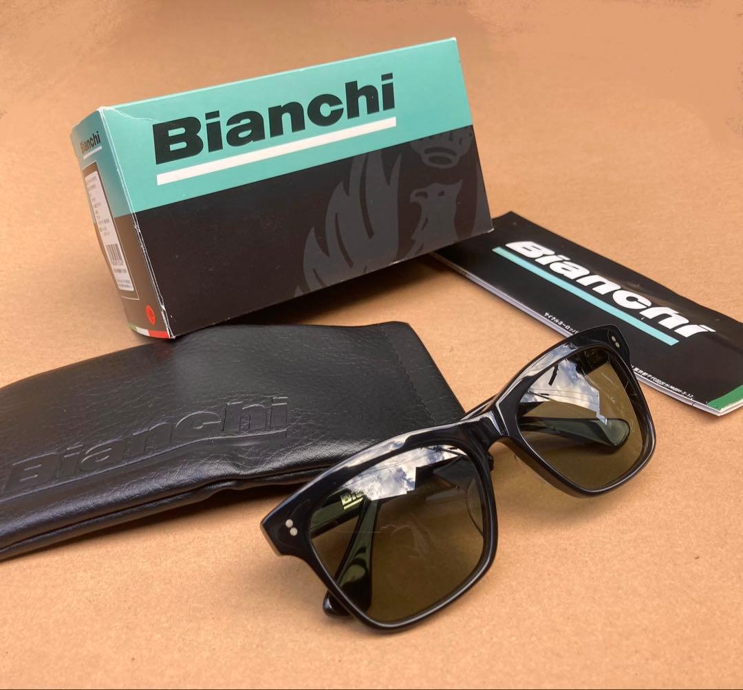 未使用品!! ビアンキ ハンドメイドサングラス BIANCHI 日本製 鯖江製造
