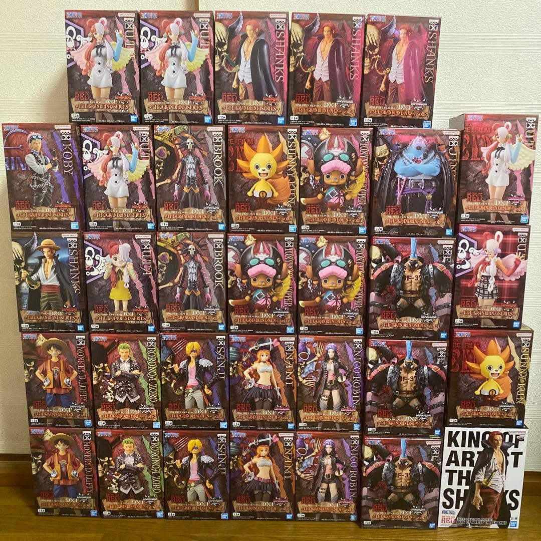 ワンピース フィルムレッド フィギュア 33体セット‼︎
