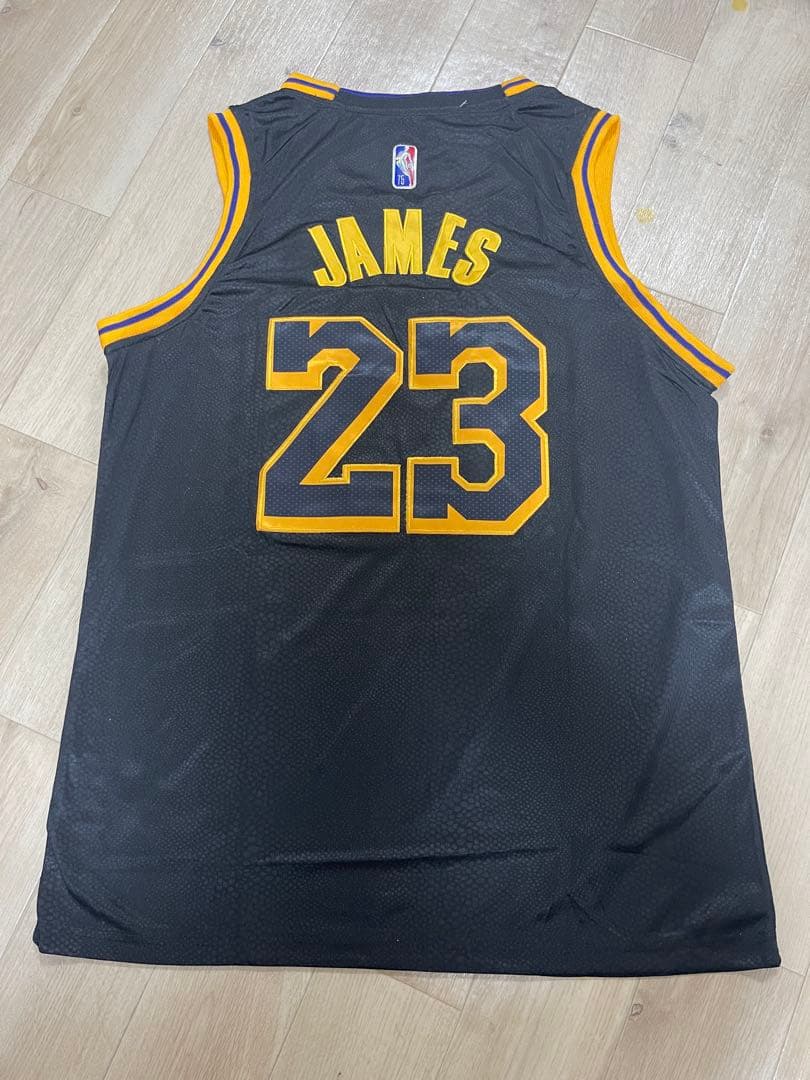 LAKERS JAMES 23 ブラック ユニフォーム、LAKERS,