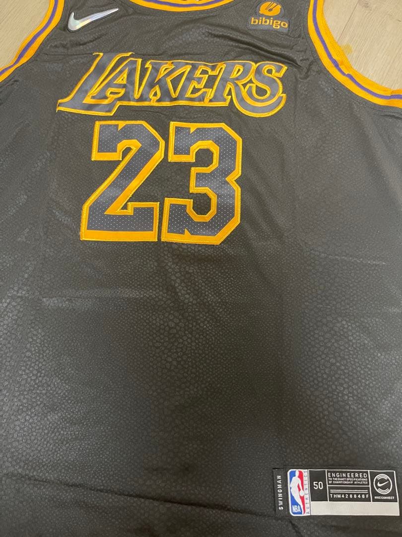 LAKERS JAMES 23 ブラック ユニフォーム、LAKERS,