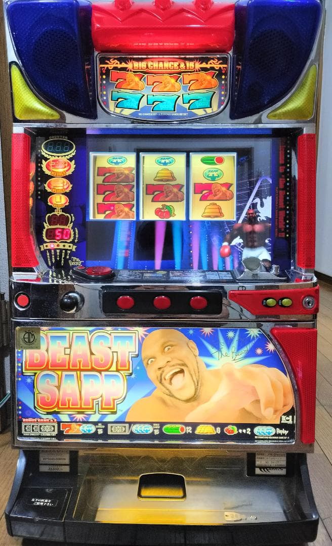 【パチスロ実機】エレコ★ビーストサップ【不要機付】４号機・レア・希少