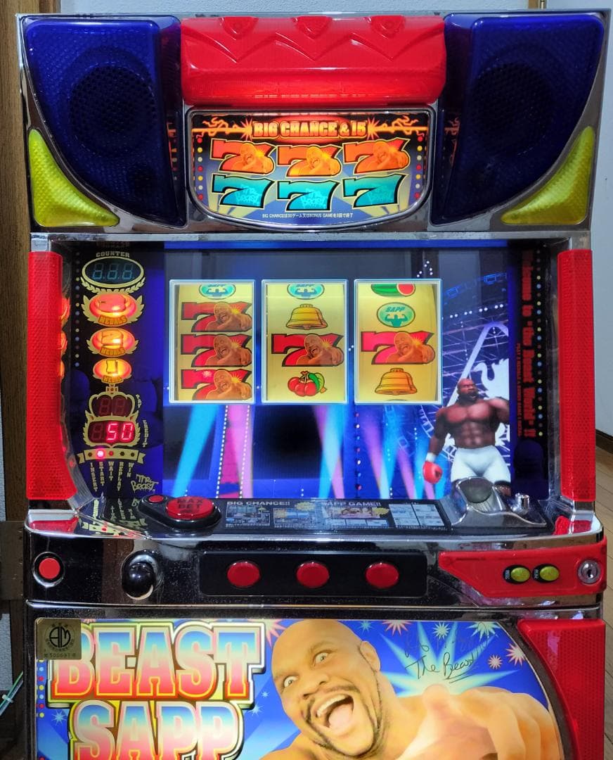 【パチスロ実機】エレコ★ビーストサップ【不要機付】４号機・レア・希少