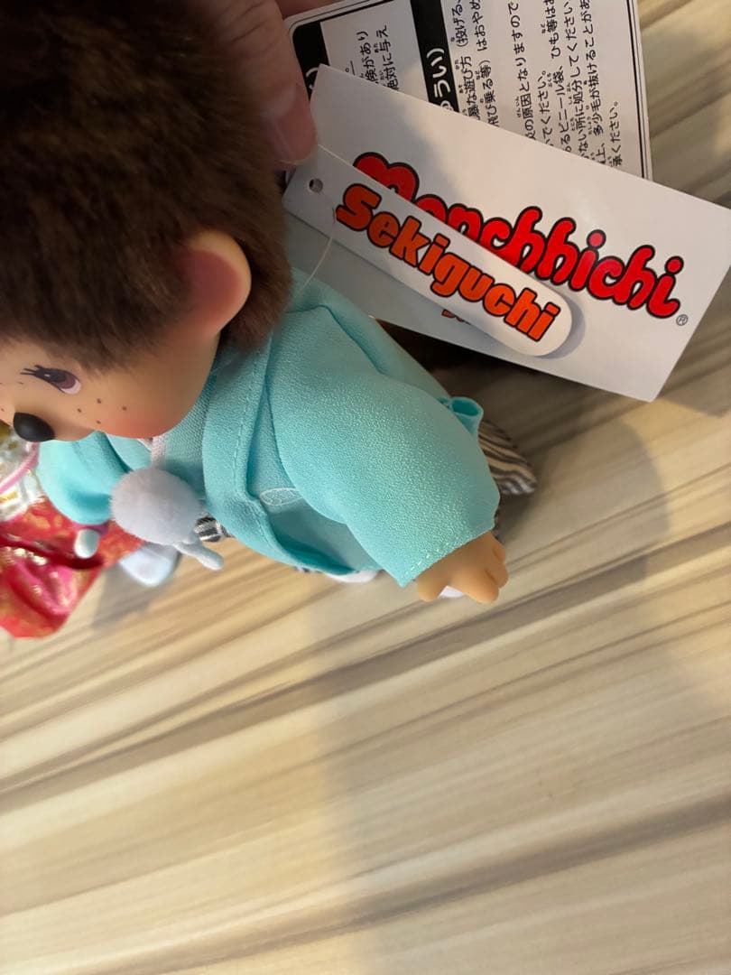 モンチッチ金太郎・紋付袴・振り袖　新品未使用　着物　人形の久月