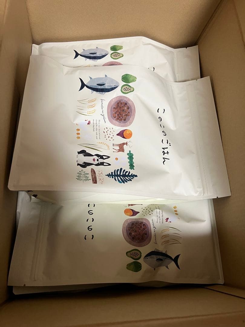 このこのごはん 5袋セット　ドッグフード【新品　未開封】