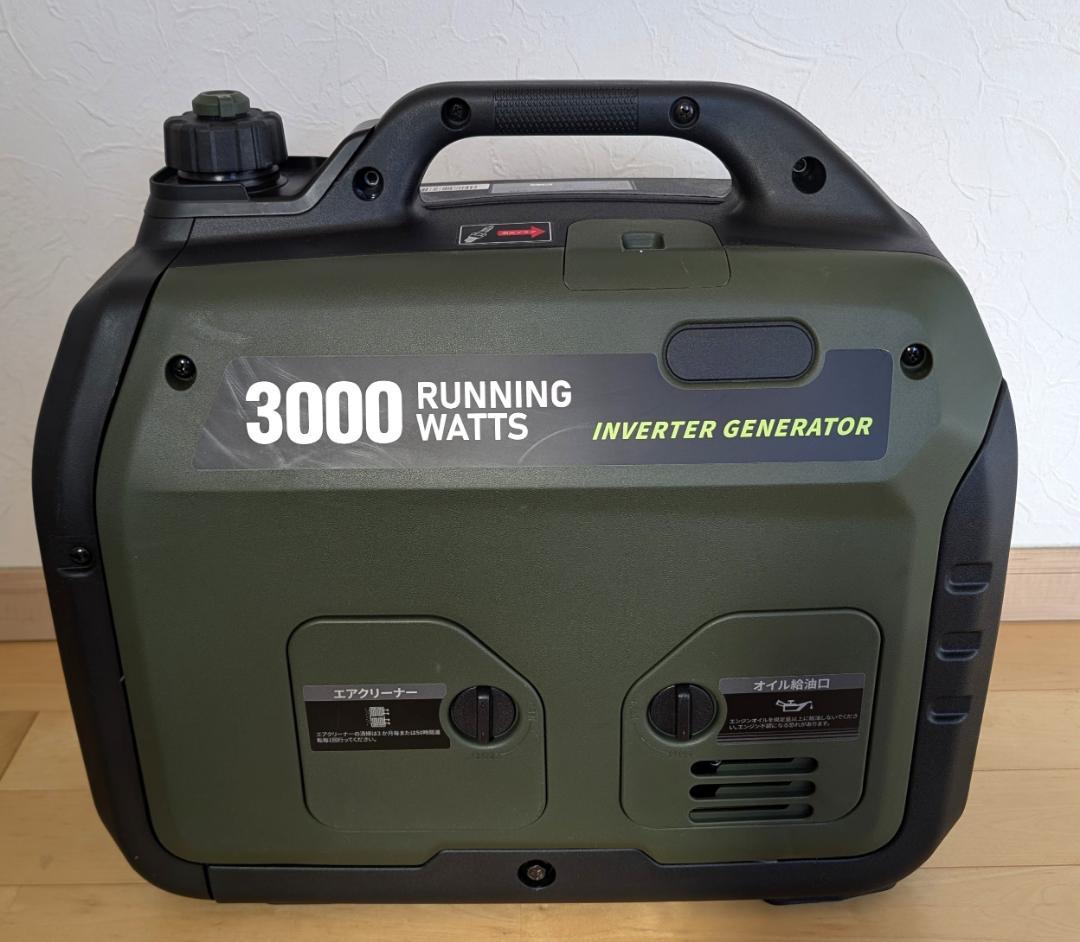 【美品】EENOUR 発電機 DK3000iSDF LPガス・ガソリン両用