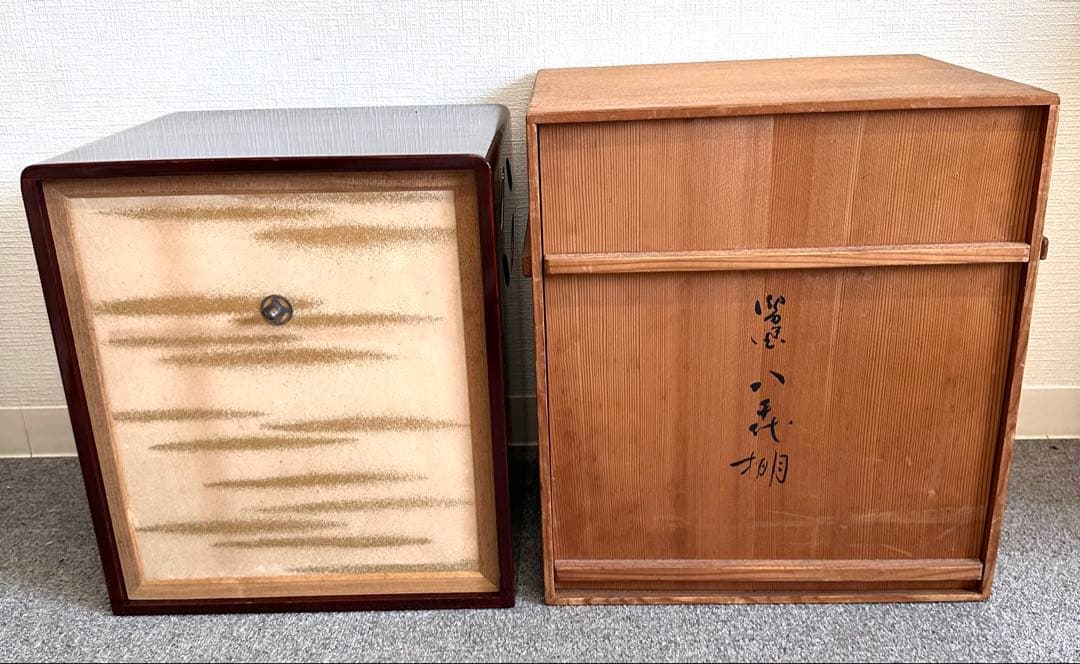 塗師　川瀬表完　八千代棚　茶道具　木製漆器　四方棚