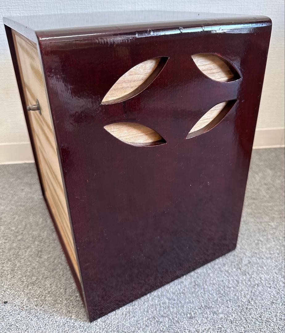 塗師　川瀬表完　八千代棚　茶道具　木製漆器　四方棚