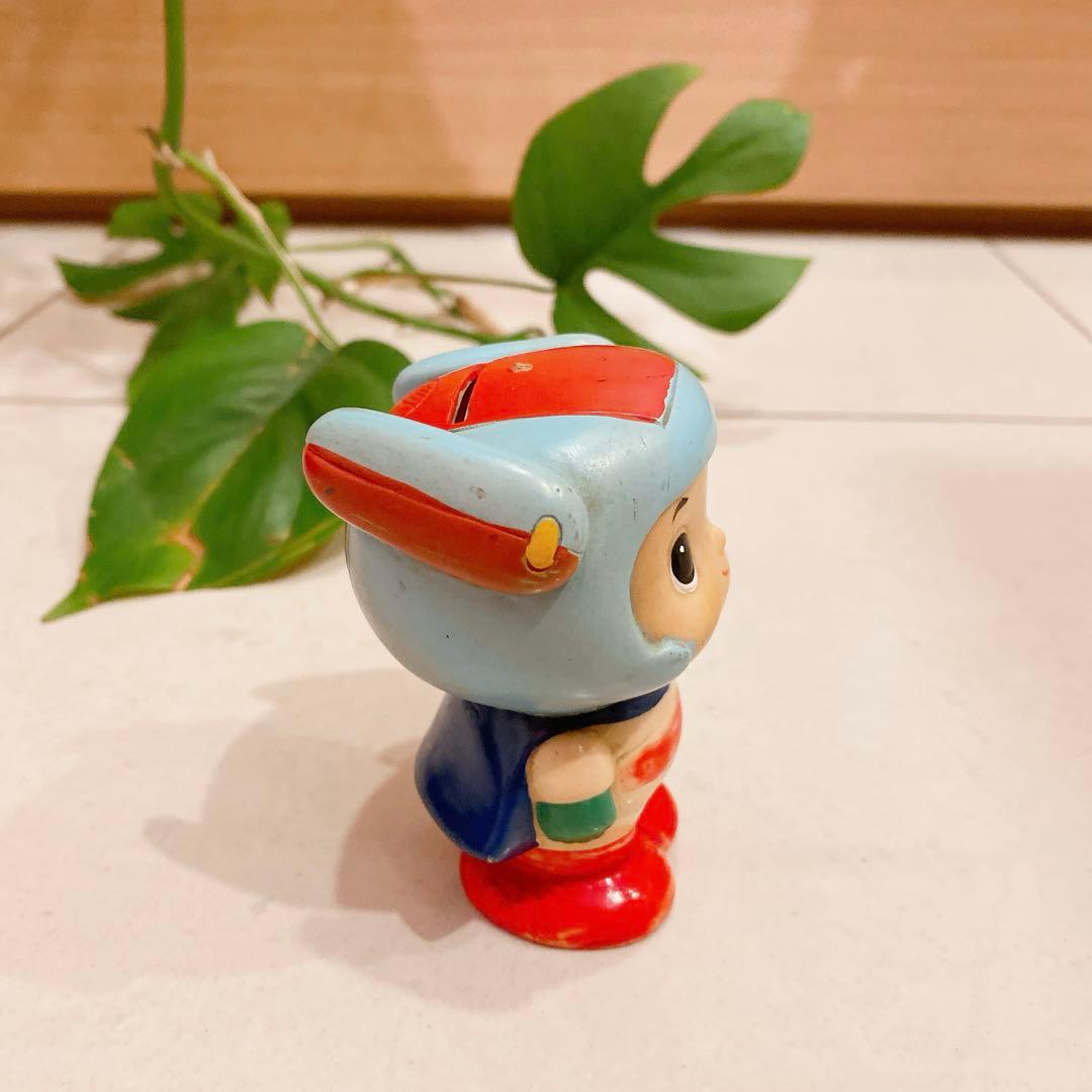 昭和レトロ　農協のすーぱーくん　ソフビ　貯金箱　希少品　1体