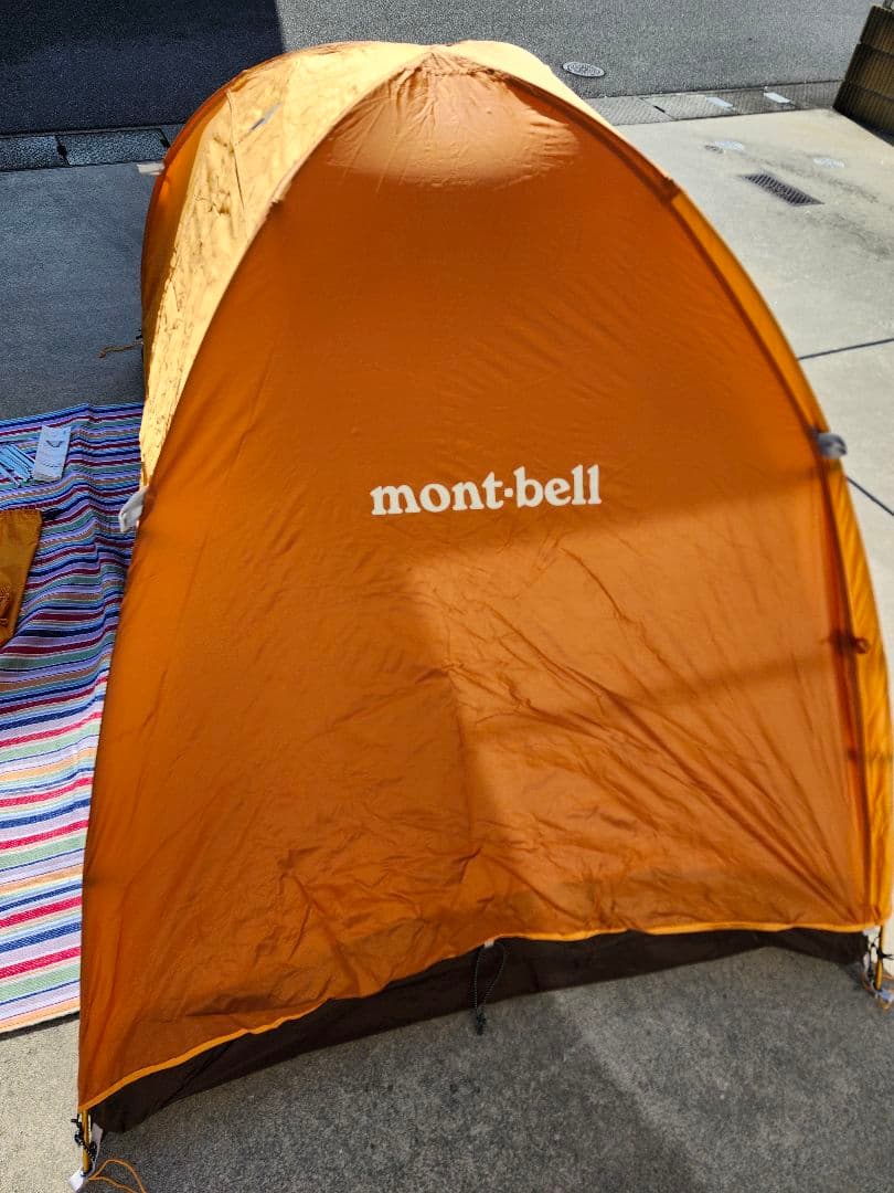 【美品】mont-bell クロノスドーム2 mont-bellグランドシート２