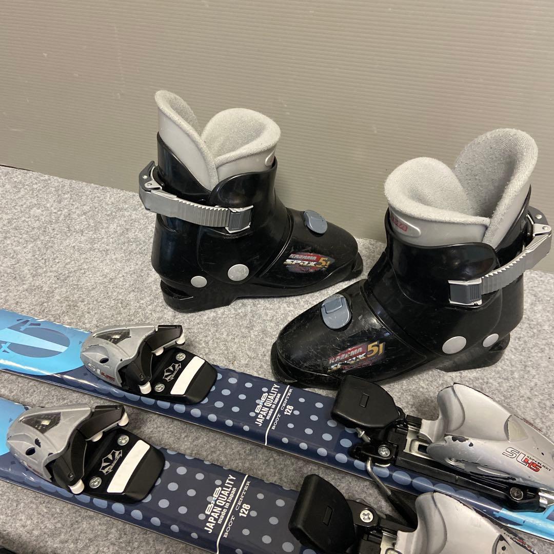 ★メンテナンス済 子供スキーセット身長128~140cm前後のお子様向け