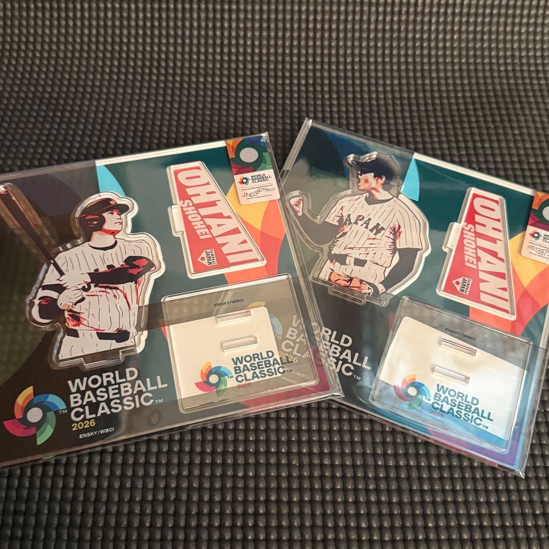 ドジャース 大谷翔平 侍ジャパン アクスタ WBC2026 投打二刀流セット