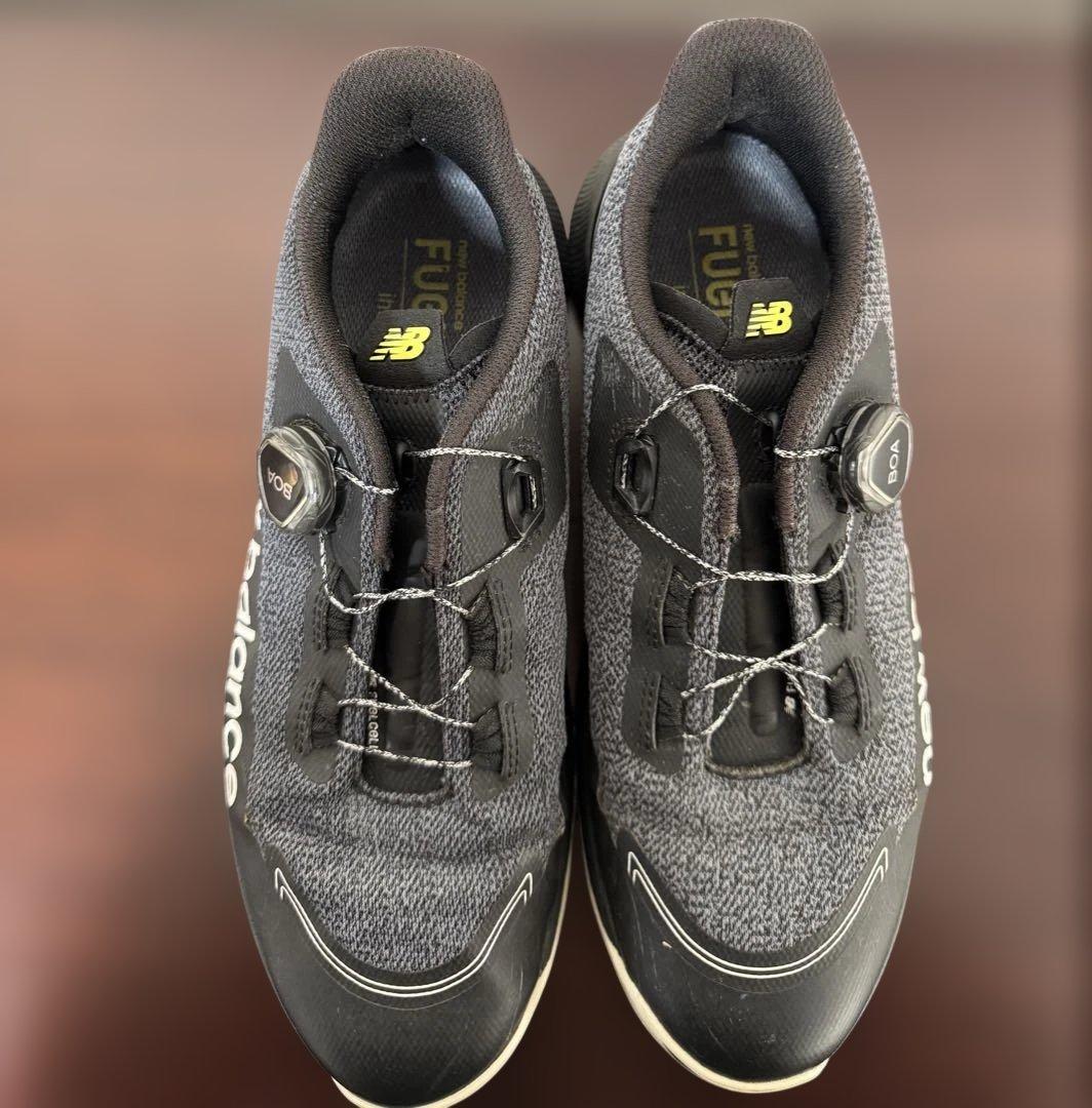 new balance BOA スパイクレスゴルフシューズ グレー/黒26.5