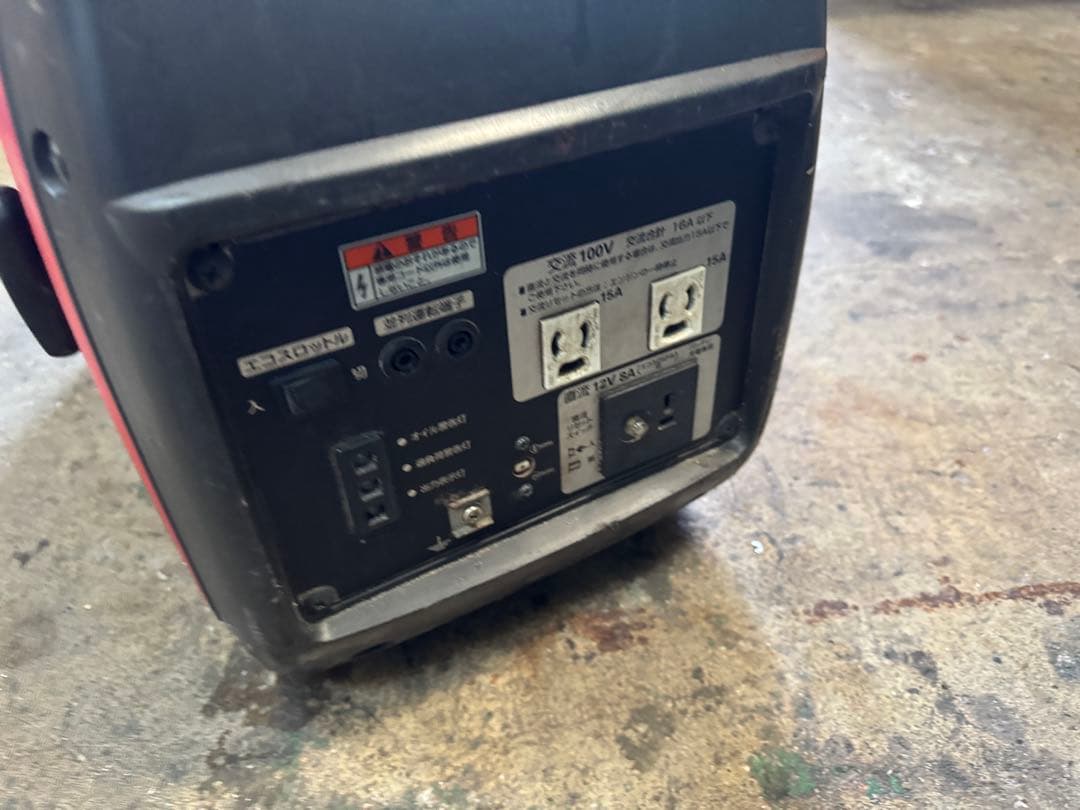 eu16i ホンダ インバーター 発電機 ポータブル 防災 停電 通電確認済み