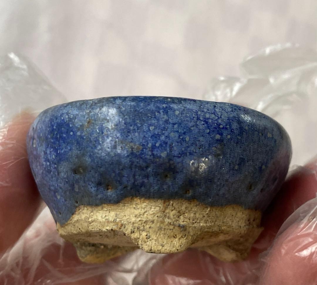 東福寺　小品　盆栽鉢　(1)と(2)の2個セット　　(A3・A4) 豆鉢