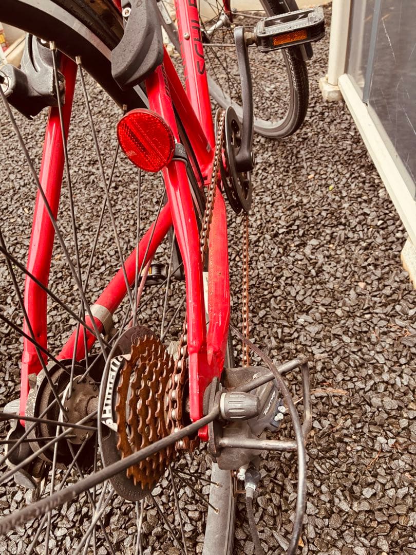 札幌　BRIDGESTONE シュライン　高校　子供用自転車レッド　26インチ