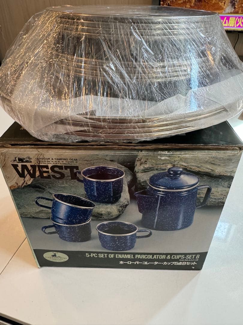 新品CAPTAINSTAG ホーローコレクターウエストシリーズ17点セット貴重品