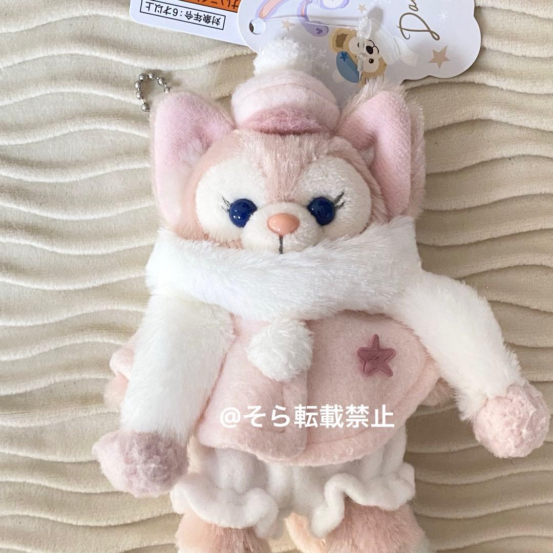 リーナベル ダンシングスノーフレークス ぬいぐるみバッジ キーホルダー