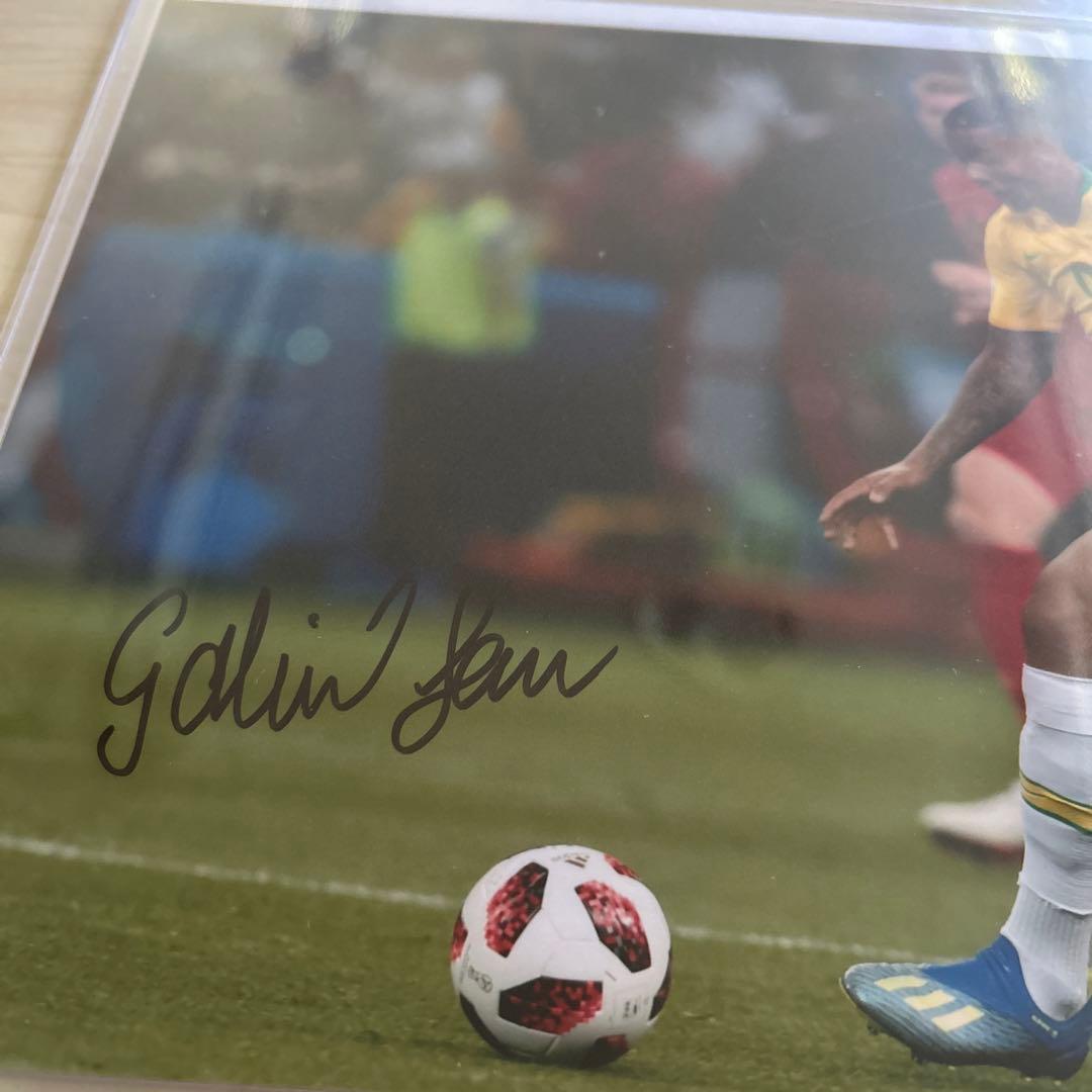 ガブリエウ・ジェズス ブラジル代表 直筆サイン入りフォト 証明書付き アーセナル