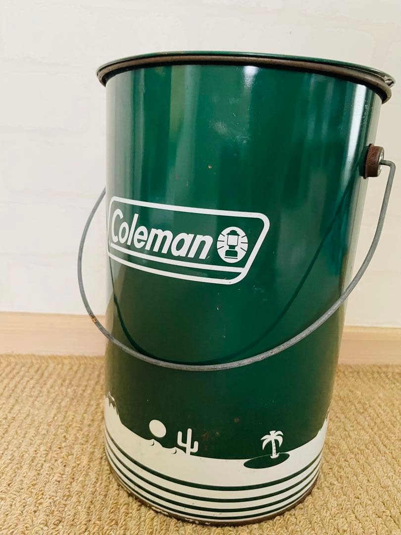コカコーラ コールマン ペール　缶 緑 Coleman ノベルティ 非売品