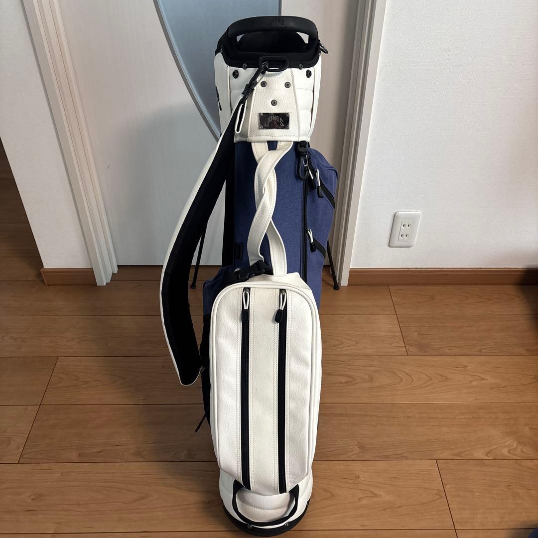 あ*き様 JONES キャディバッグ ネイビー/ホワイト