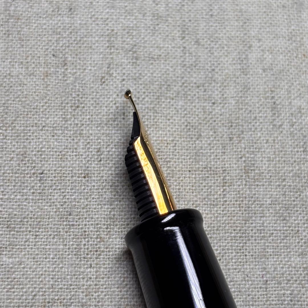 【美品】OHASIDO 手作り万年筆の大橋堂J.S.U 14K エボナイト製