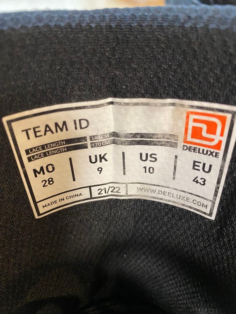 DEELUXE Team ID ディーラックス　スノーボード　ブーツ　バートン