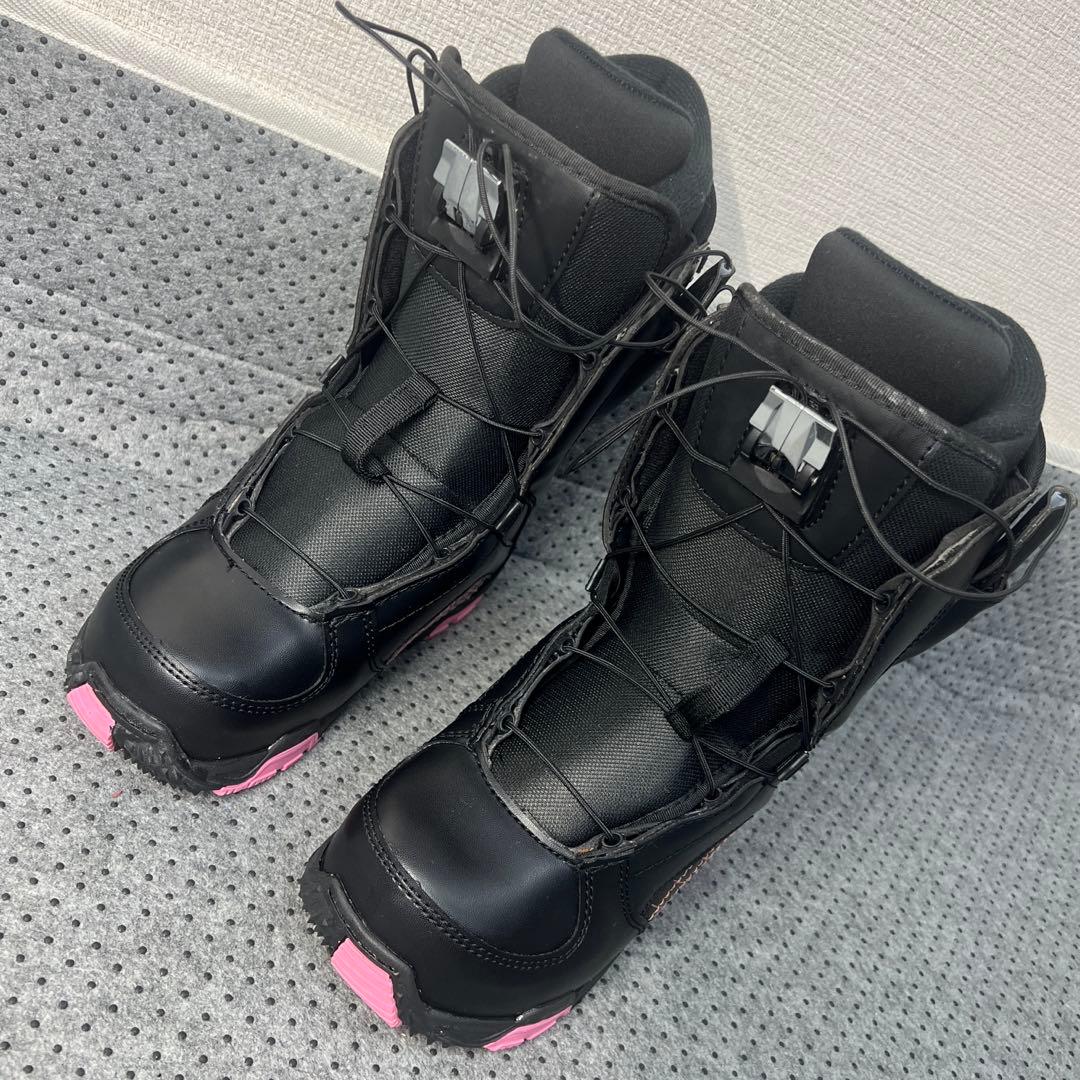 数回使用 23.5cm VAXPOT レディース レースブーツ スノーボード