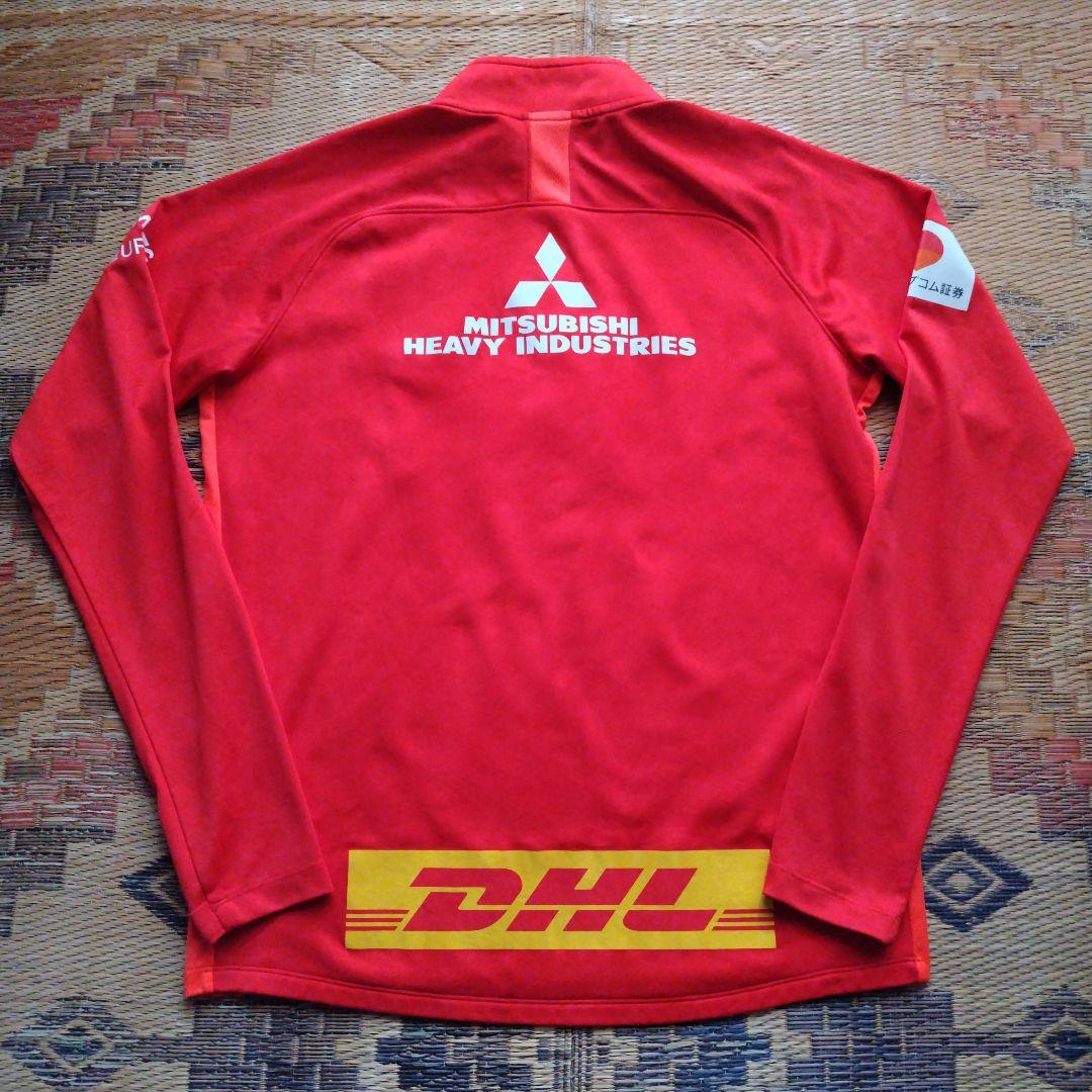 2020浦和レッズ選手支給　ハーフジップジャージ　L