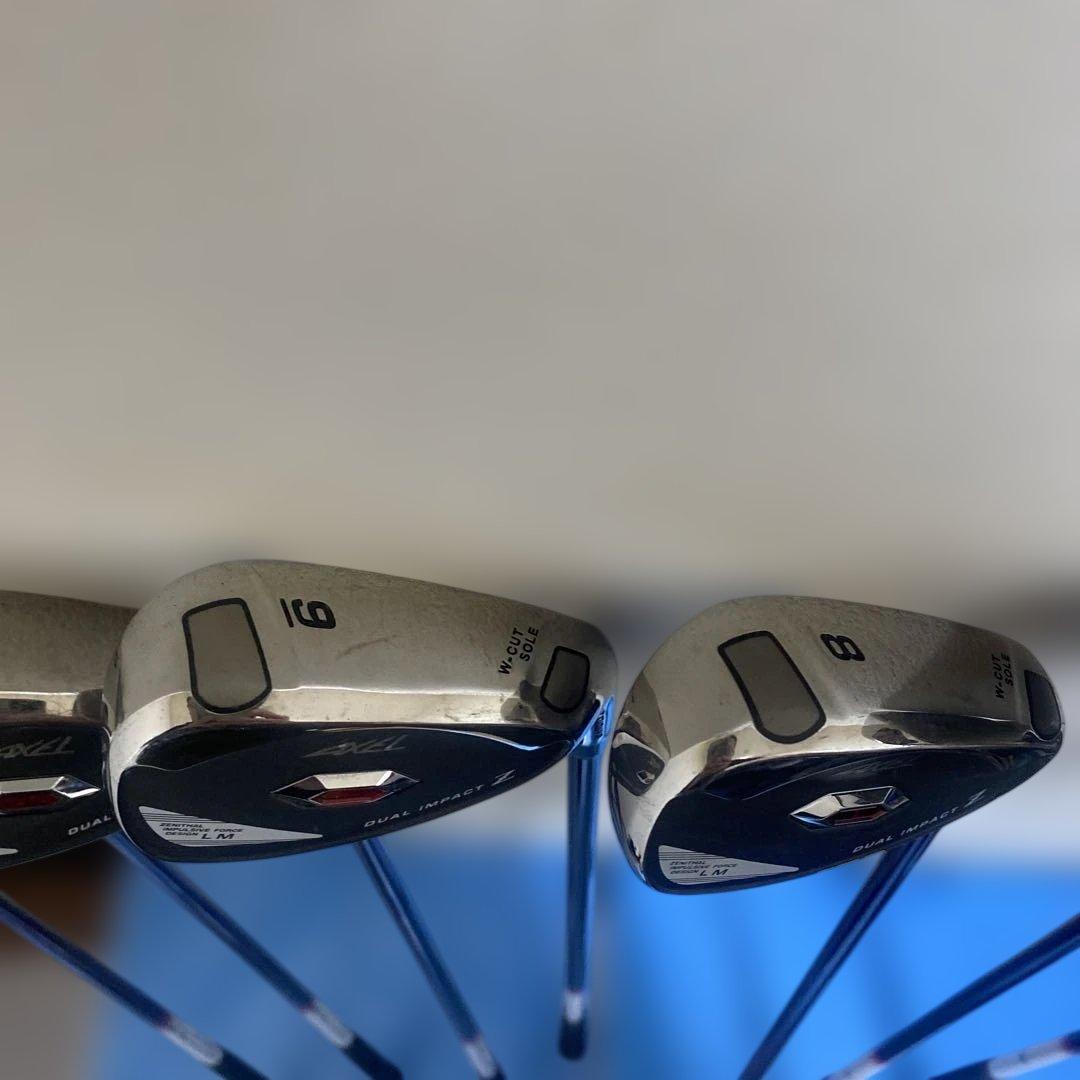 ゴルフクラブTSURUYA AXEL DUAL IMPACT Z LM 7本