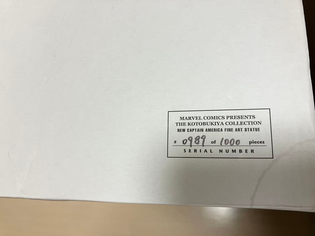 1000体限定　ニューキャプテンアメリカ　コトブキヤ　ファインアートスタチュー