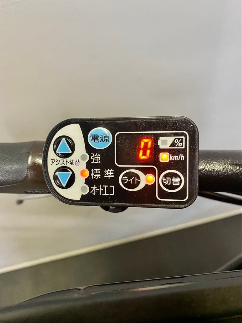 1年保証 送料無料　ブリヂストン　20インチ　子供乗せ　紫色　電動アシスト自転車