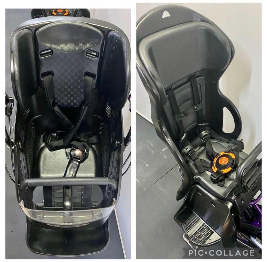 1年保証 送料無料　ブリヂストン　20インチ　子供乗せ　紫色　電動アシスト自転車