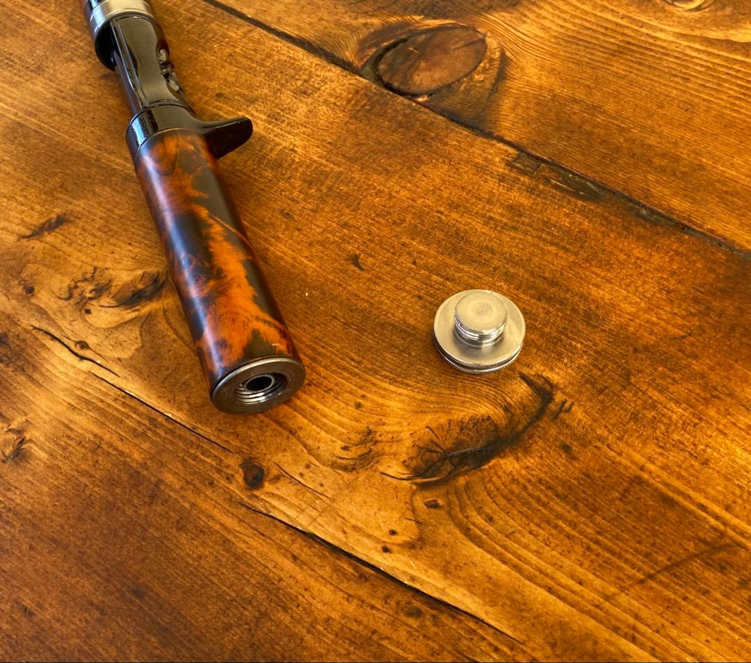 トラウトロッド　4ft9inch ウッドグリップ　ベイトテレスコロッド　渓流釣り