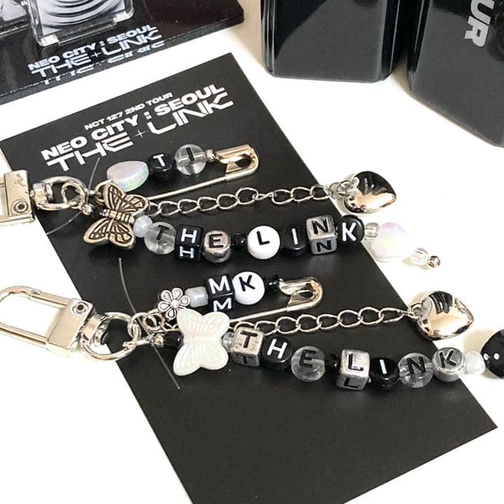 【220424TLjh】NCT 127 THE LINK ビーズ キーホルダー