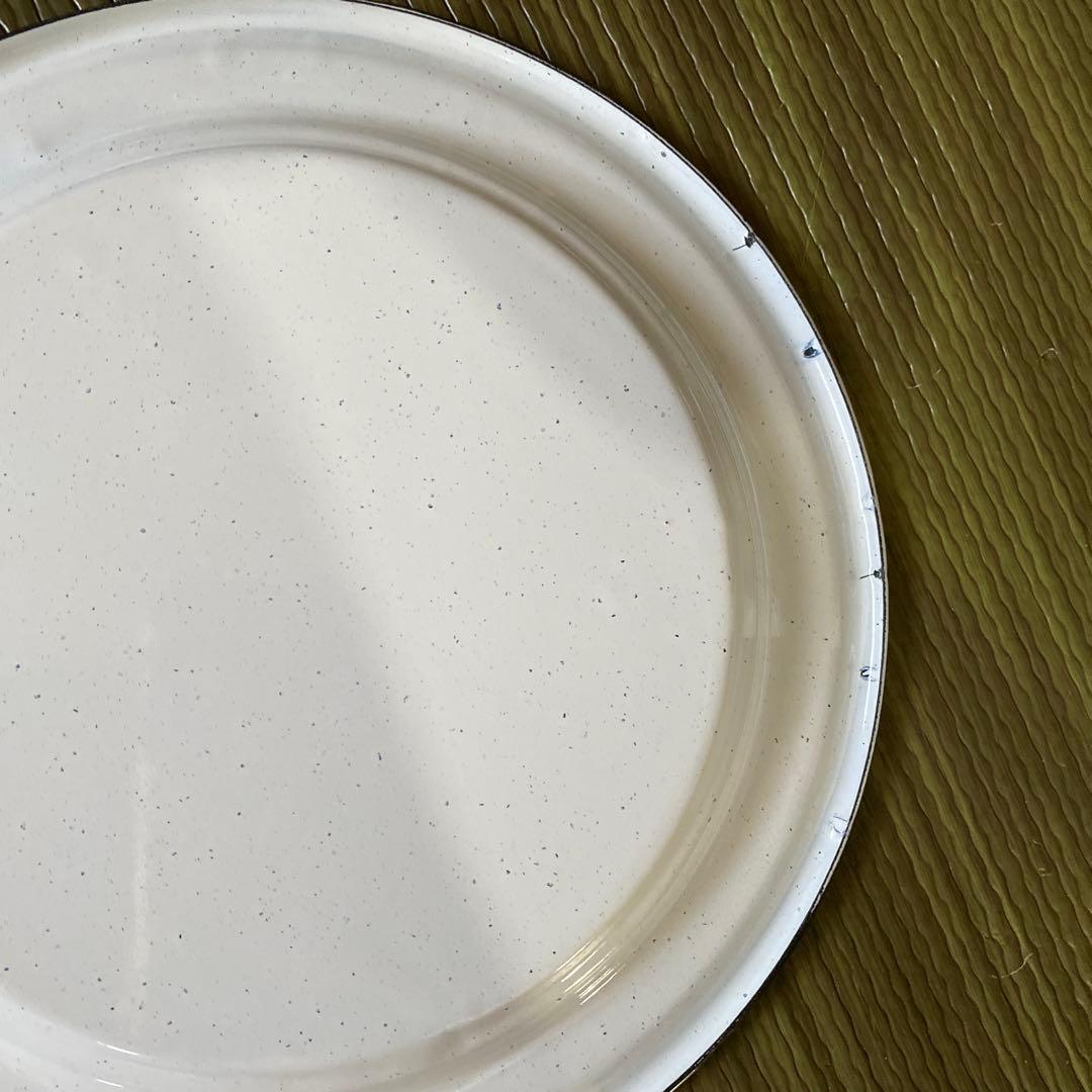 新品未使用★CINSA ホーロー平皿 6枚、ホーローマグ 3個　セット