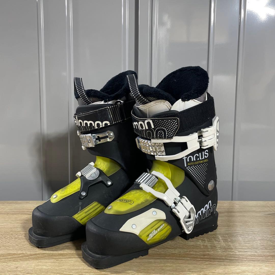 SALOMON158cm 25/25.5cm ストック115cmスキーセット‼︎