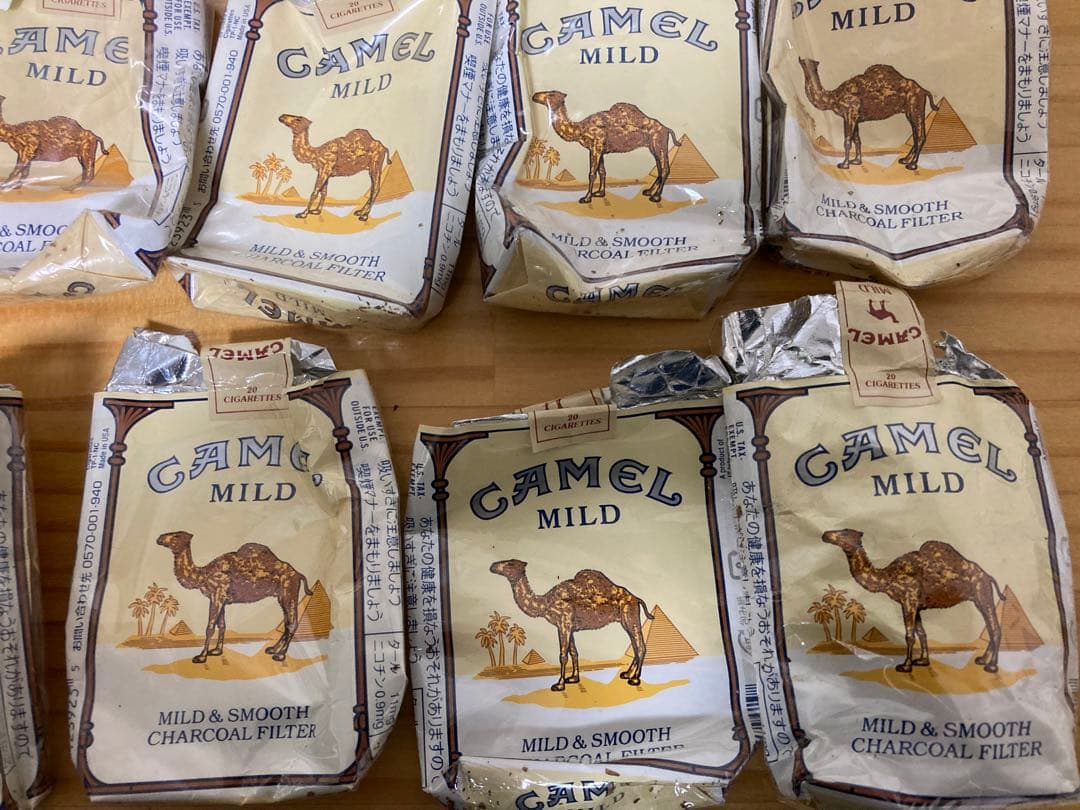 CAMEL MILDソフト空き袋カートン箱