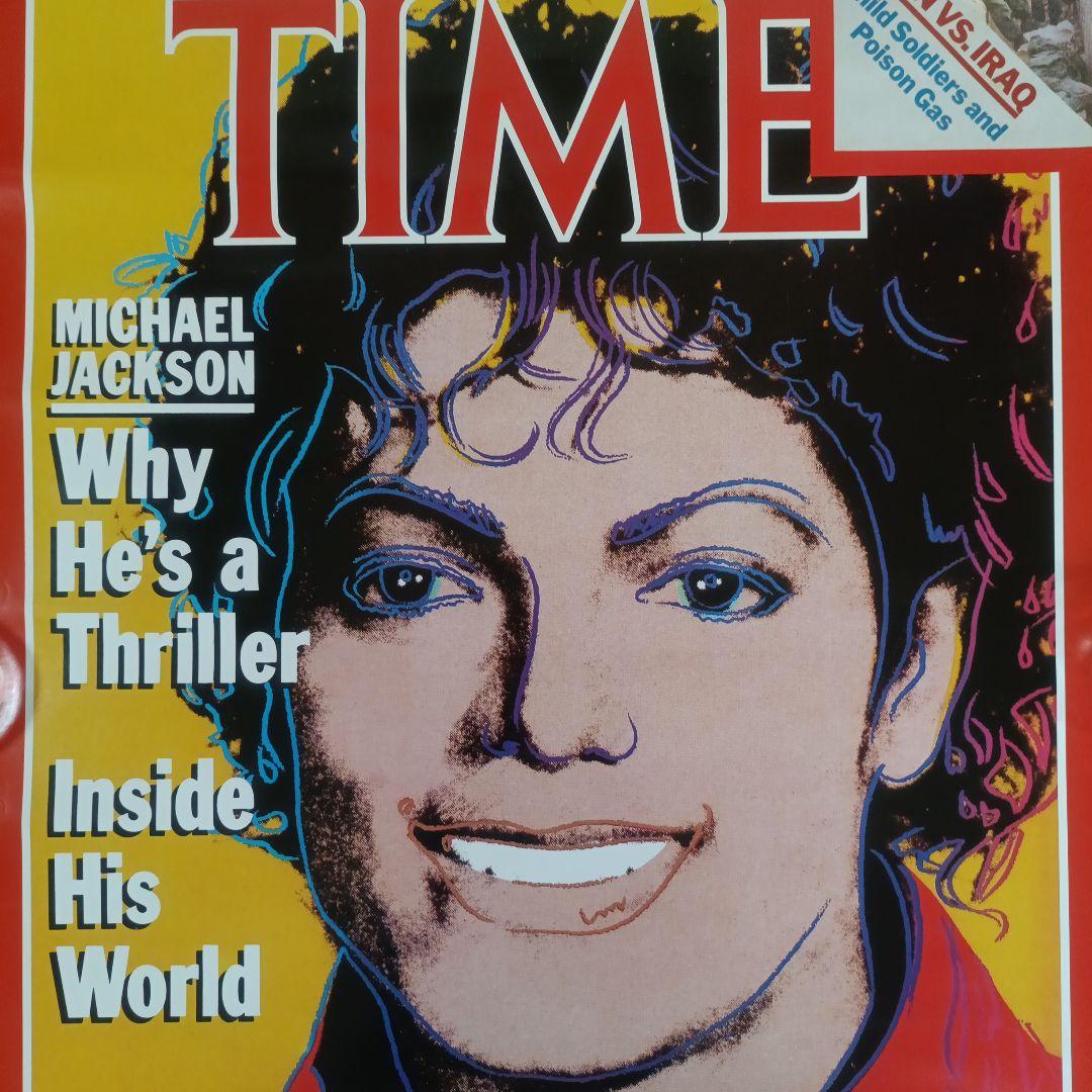 MICHAEL JACKSON 1984 TIME ポスター プロモーション用