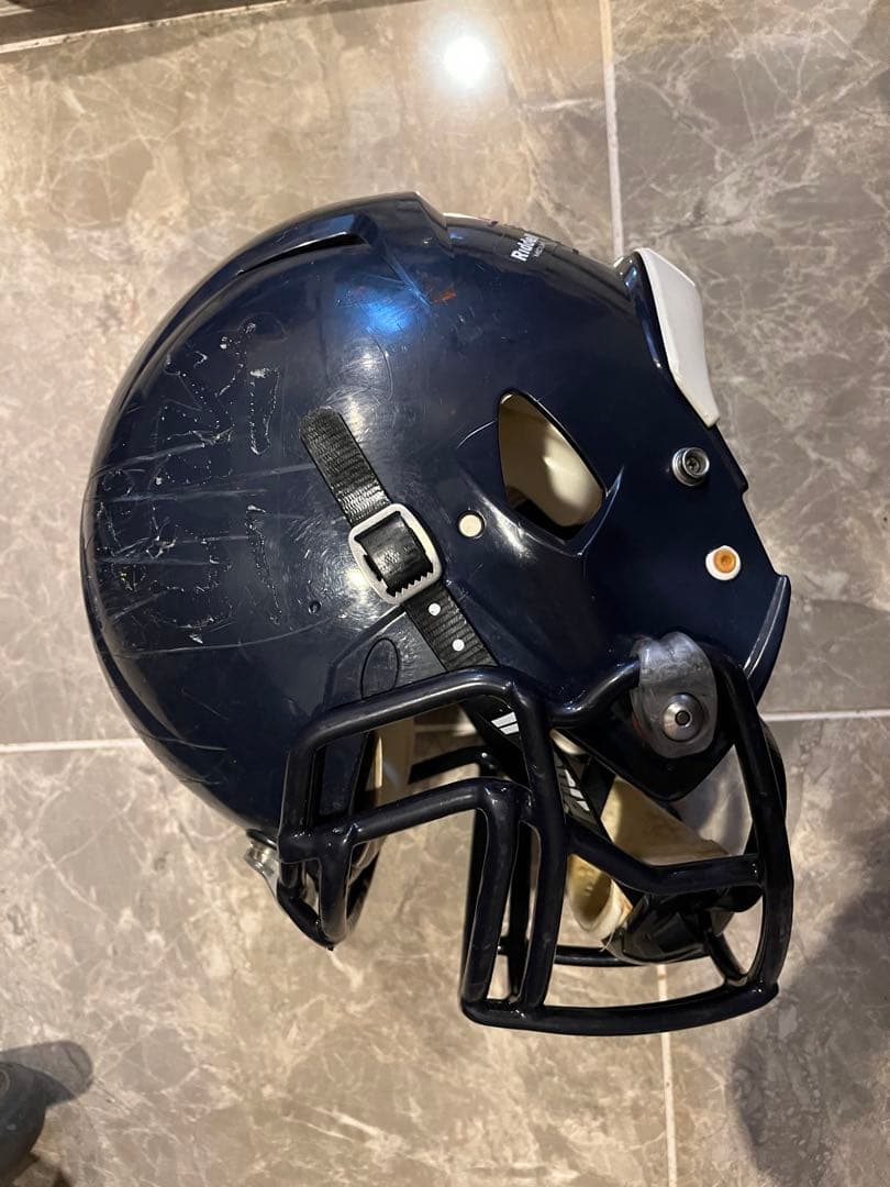 Riddell アメリカンフットボール ヘルメット ネイビーM