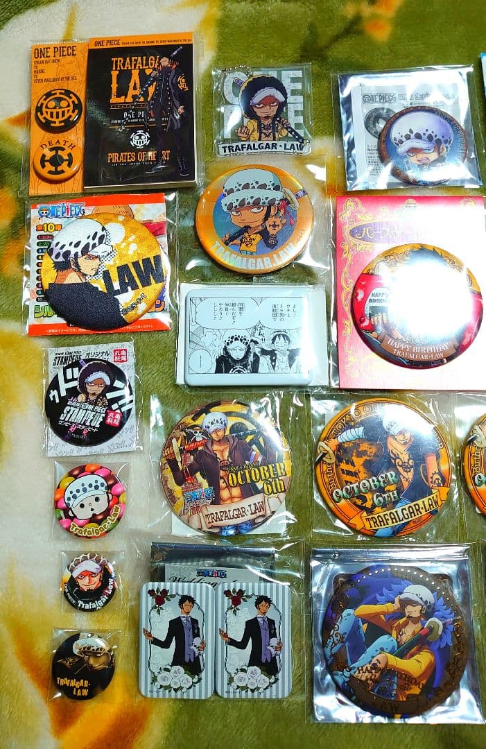 ワンピース　トラファルガー・ロー 缶バッジ まとめ売り