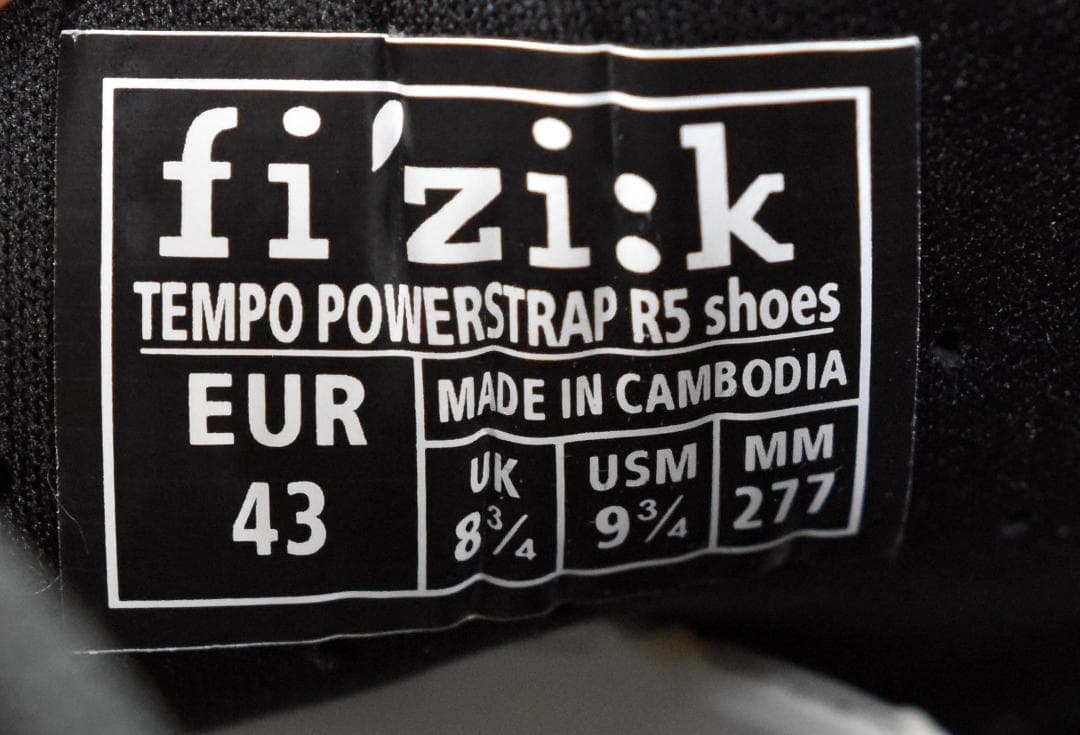 Fizik Powerstrap R5 シューズ size:43 白 No.2