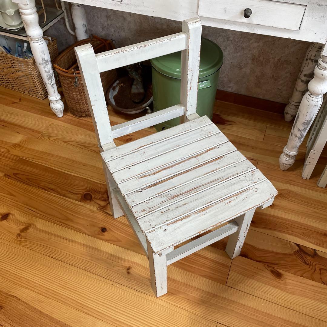 古い小学校の椅子 アンティーク ブロカント 昭和レトロ