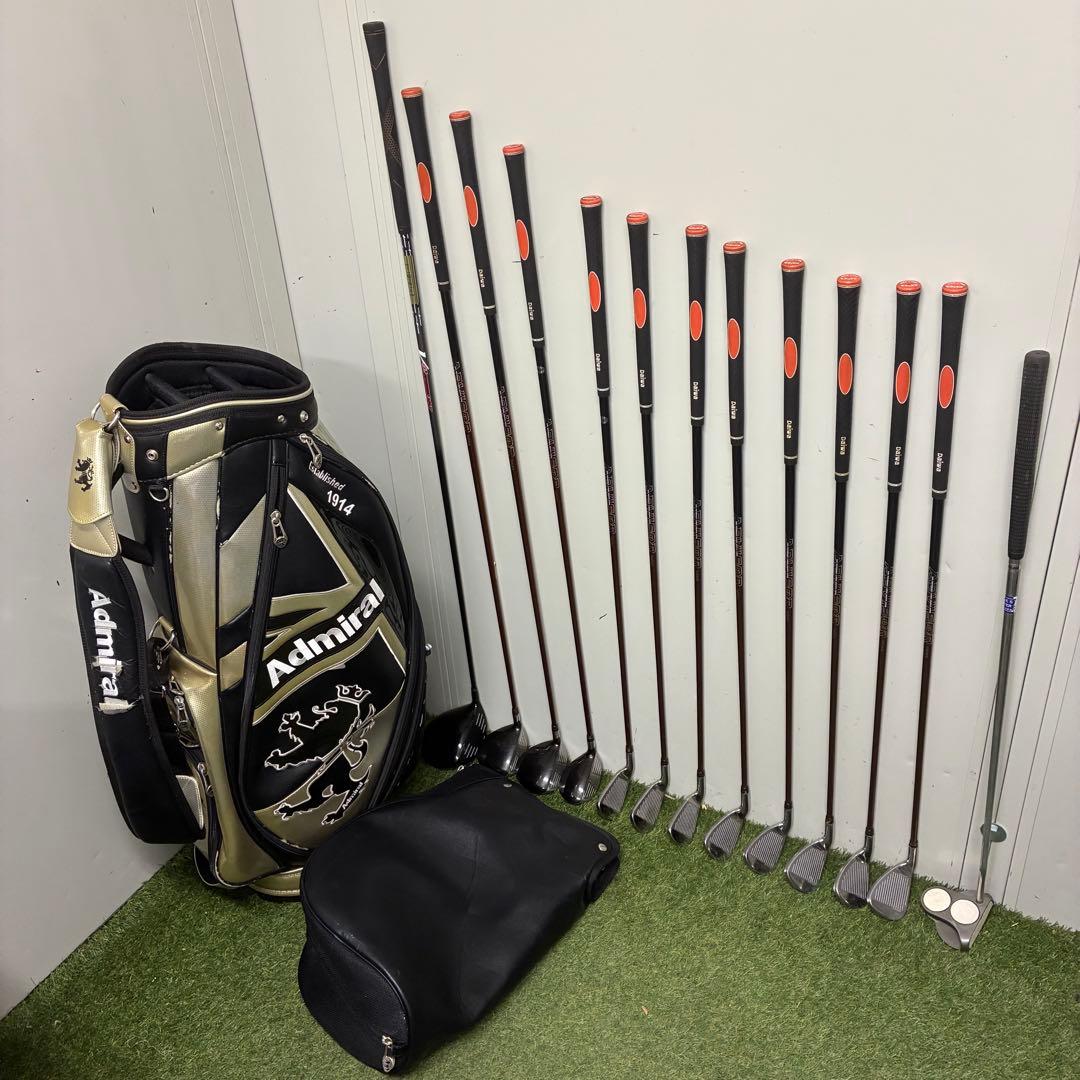 メンズゴルフクラブセット　【Admiral】【DAIWA】【初心者用】