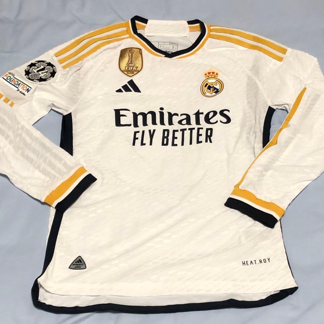 【チャンピオンズリーグ】Real Madrid オーセンティック 長袖　S