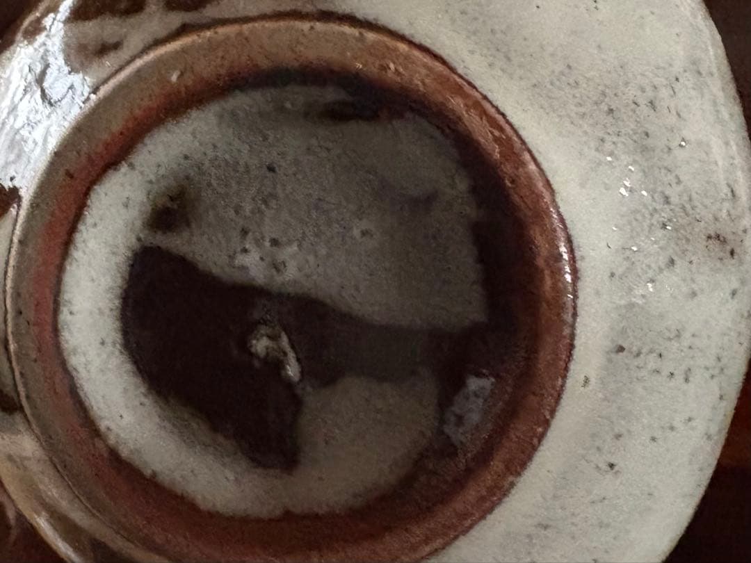 【未使用品】越中瀬戸焼　釋永由紀夫　雷鳥徳利　御猪口セット