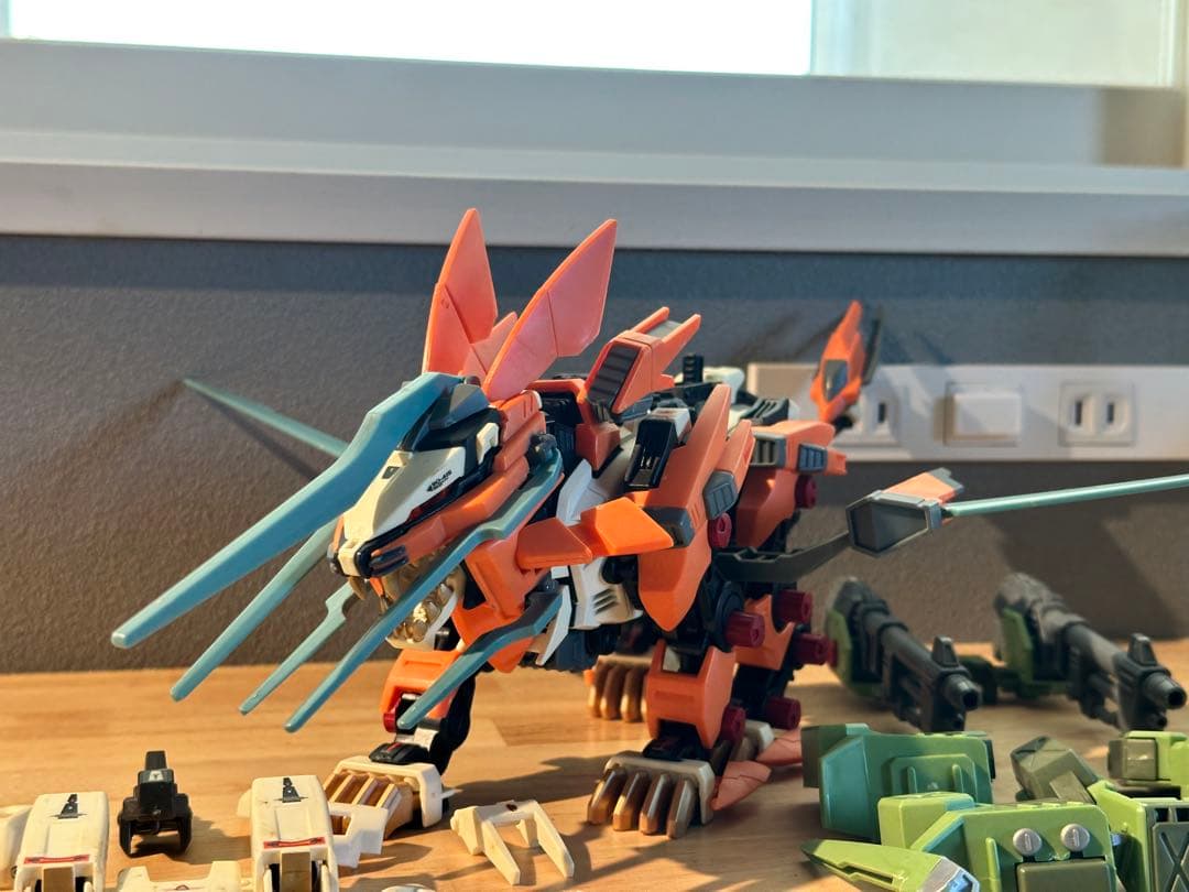 TOMY 旧ゾイド ZOIDS ライガーゼロ シュナイダー パンツァー ユニット