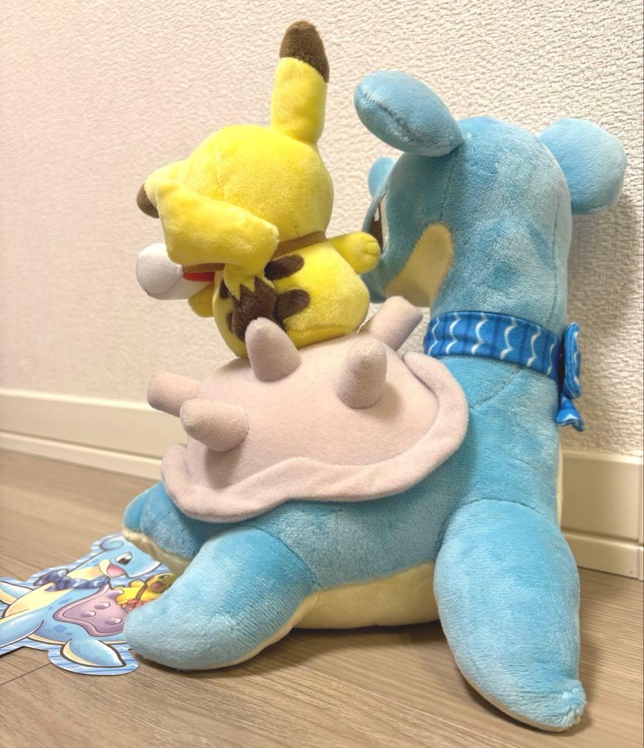 2018年製 ポケセン限定 ラプラスにのって ぬいぐるみ